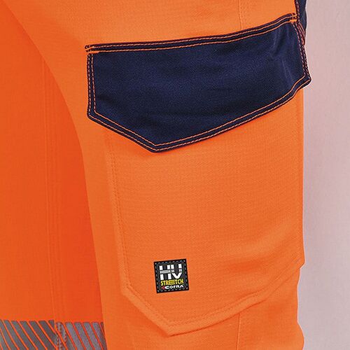 Pantaln AV elstico Mod. GUATIRE Naranja Fluor Talla 38