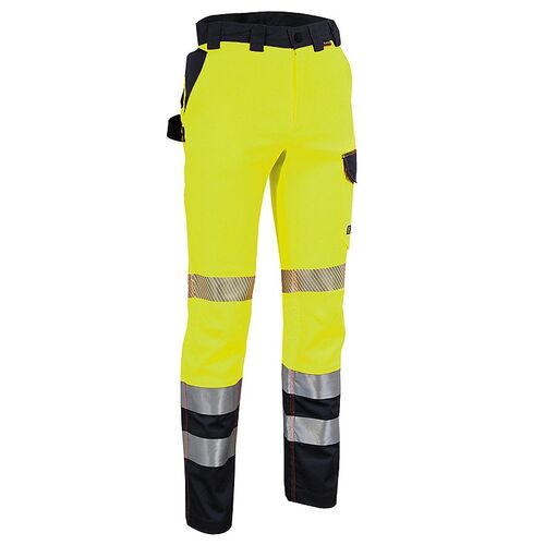 Pantaln AV elstico Mod. GUATIRE Amarillo Fluor Talla 38