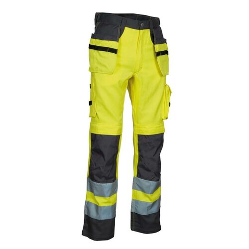 Pantaln AV reforzado Mod. BLINDING Amarillo Fluor Talla 38