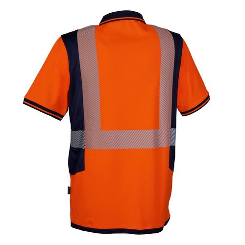 Polo AV manga corta Mod. TILCARA Naranja Fluor Talla XS