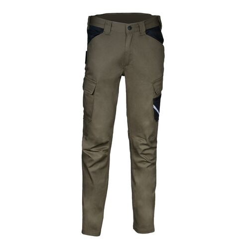 Pantalón elástico algodón Mod. VIDAGO Fango Talla L