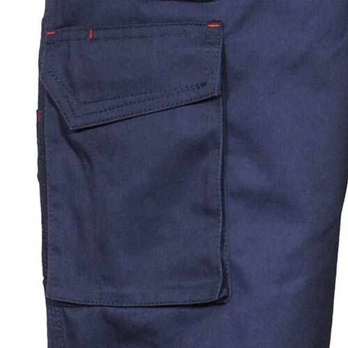 Pantalón multibolsillos reforzado Mod. PONFERRADA Azul Marino Talla XS