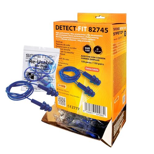 Tapn reutilizable detectable Mod. DETECT-FIT (Caja 150 pares)