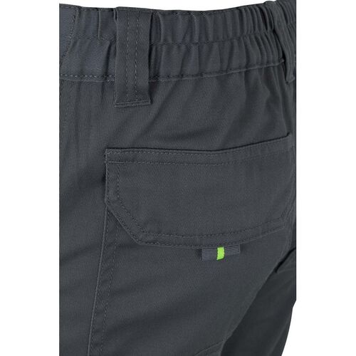 Pantalón stretch de alta visibilidad bicolor Gris / Amarillo Flúor (80) Talla XXL