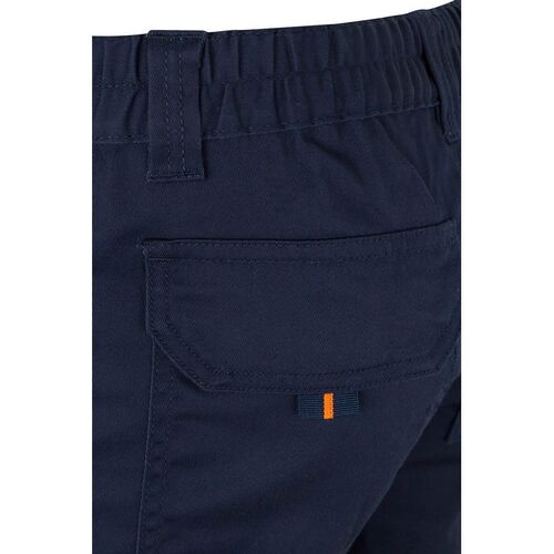 Pantaln stretch de alta visibilidad bicolor Azul Marino / Naranja Fluor (1/19) Talla S