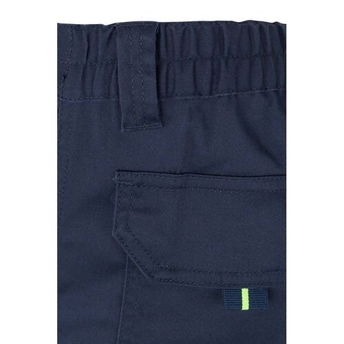 Pantaln stretch de alta visibilidad bicolor Azul Marino / Amarillo Fluor (60) Talla XL