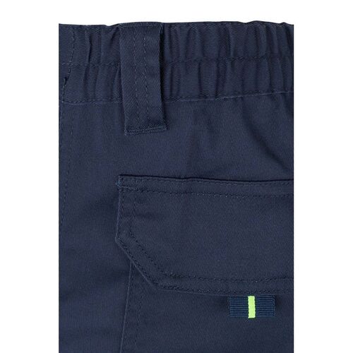 Pantalón stretch de alta visibilidad bicolor Azul Marino / Amarillo Fluor (60) Talla XL