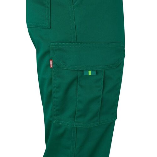 Pantaln elstico de alta visibilidad bicolor Verde / Amarillo Flor (120) Talla S