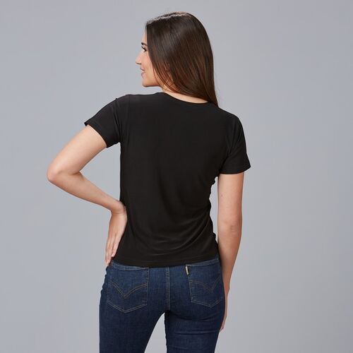 Camiseta elástica de mujer Mod. SABINA (001) Negro Talla S