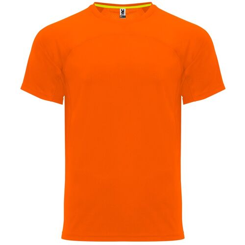 Camiseta técnica Mod. MONACO (223) Naranja Flúor Talla XL
