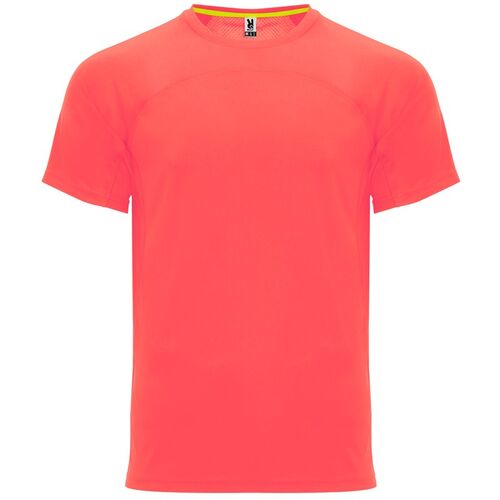 Camiseta técnica Mod. MONACO (234) Coral Flúor Talla XS