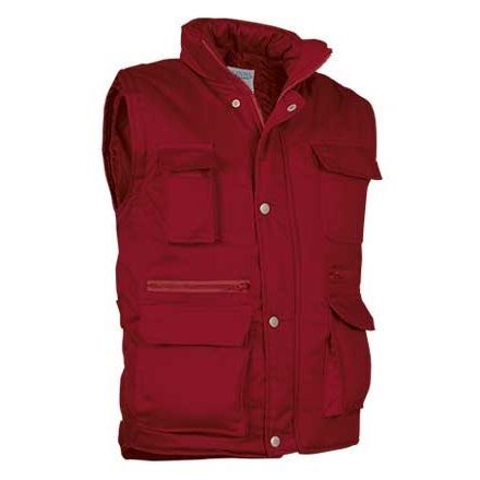 Chaleco multibolsillos Mod. REPORTER BLENDIO Rojo Talla XL