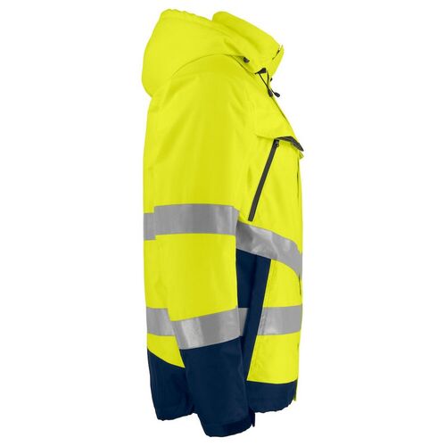 Chaqueta de alta visibilidad acolchada Mod. 646441 Amarillo Fluor / Azul Marino Talla M