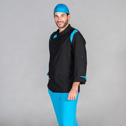 Chaqueta de cocina Mod. ABADES (001) Negro Talla XL