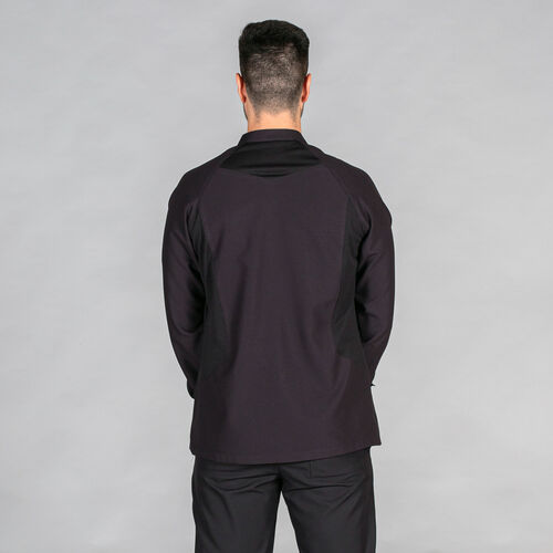 Chaqueta de cocina Mod. CRESPO ELASTIK (001) Negro Talla S
