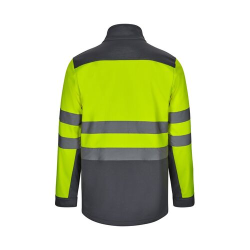 Softshell de alta visibilidad Mod. 306006 Gris / Amarillo Flúor (80) Talla S