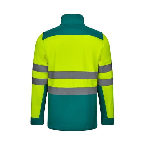 Softshell de alta visibilidad Mod. 306006 Amarillo Fluor / Verde (110) Talla XL