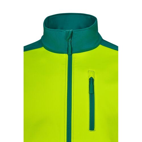 Softshell de alta visibilidad Mod. 306006 Amarillo Fluor / Verde (110) Talla XL