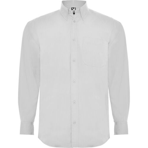 Camisa de caballero de manga larga Blanco Talla XL