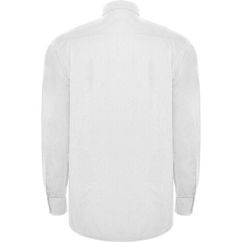 Camisa de caballero de manga larga Blanco Talla XL