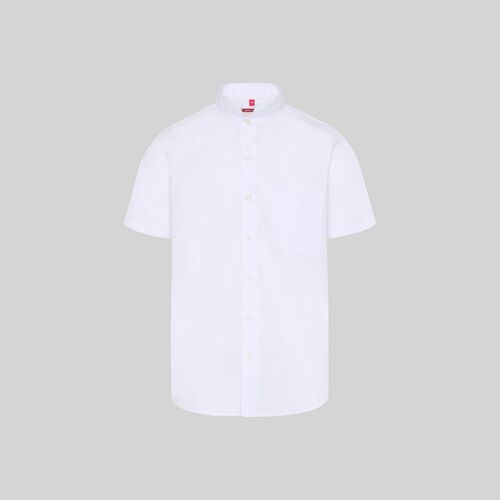 Camisa manga corta cuello mao (101) Blanco Talla 36