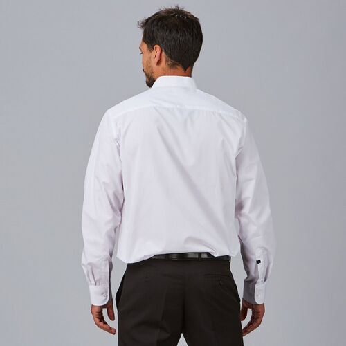 Camisa manga larga cuello mao (101) Blanco Talla 36