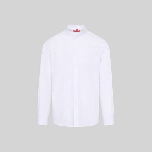 Camisa manga larga cuello mao (101) Blanco Talla 36