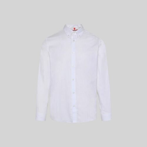 Camisa oxford manga larga de caballero (101) Blanco Talla XL