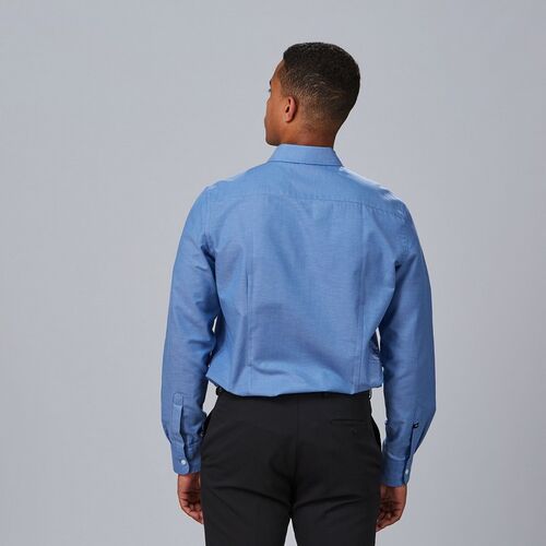 Camisa oxford manga larga de caballero  (103) Azulina Talla S