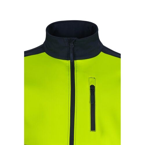 Softshell de alta visibilidad Mod. BOLUDA 306006 Azul Marino / Amarillo Fluor (60) Talla S