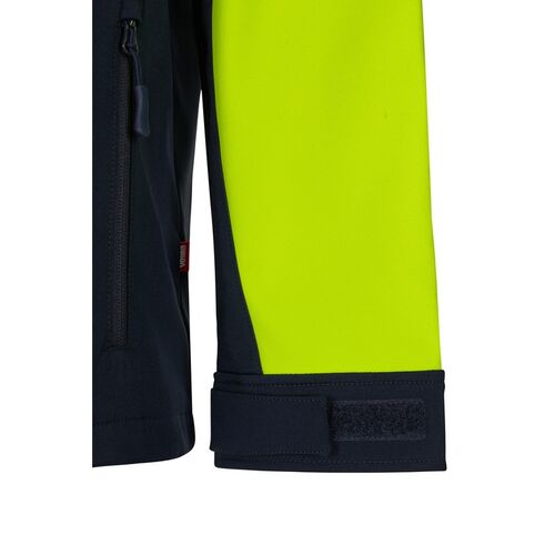 Softshell de alta visibilidad GREPCON + serigrafía en PECHO y ESPALDA Azul Marino / Amarillo Fluor (60) Talla S Azul Marino / Amarillo Fluor (60) Talla S
