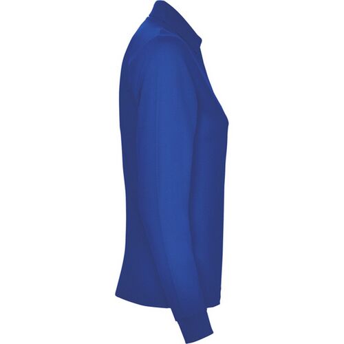 Polo de manga larga de mujer Mod. ESTRELLA WOMAN  (05) Azul Royal Talla S