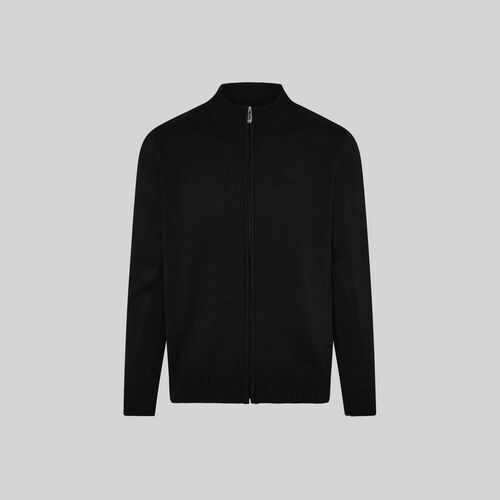 Chaqueta de punto grueso con cremallera (001) Negro Talla 56