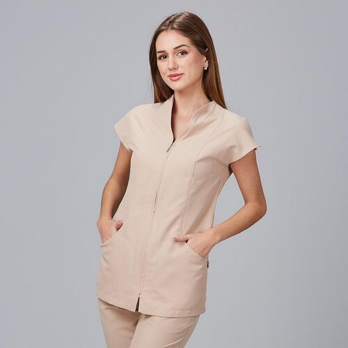 Blusa de señora Mod. CÓRCEGA en microfribra (142) Arena Talla XS