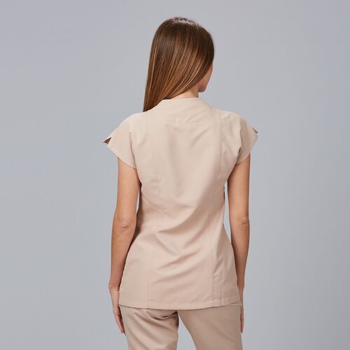 Blusa de señora Mod. CÓRCEGA en microfribra (142) Arena Talla XS