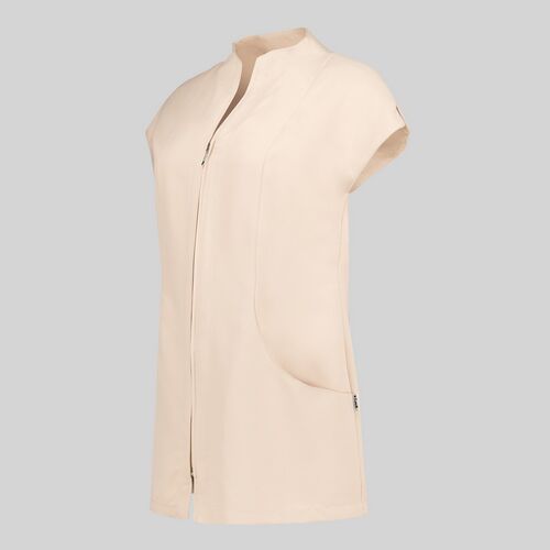 Blusa de señora Mod. CÓRCEGA en microfribra (142) Arena Talla XS