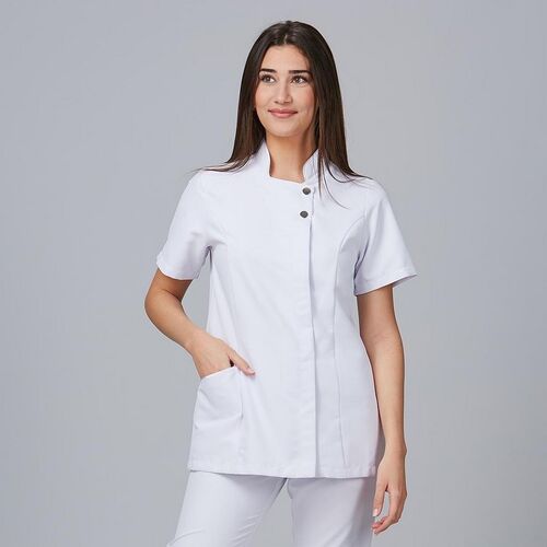 Blusa de señora Mod. MALDIVAS en microfibra (101) Blanco Talla S