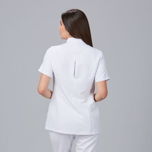 Blusa de señora Mod. MALDIVAS en microfibra (101) Blanco Talla S