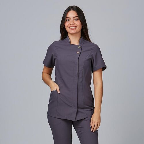 Blusa de señora Mod. MALDIVAS en microfibra (139) Gris Marengo Talla XS