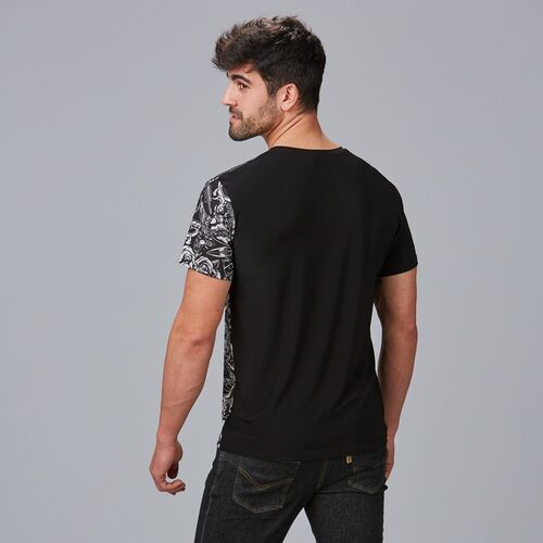 Camiseta elástica de hombre Mod. LILO (001) Negro Talla XS