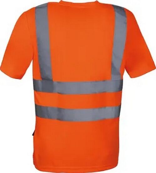 Camiseta de alta visibilidad Mod. DANGER Naranja Fluor Talla XS