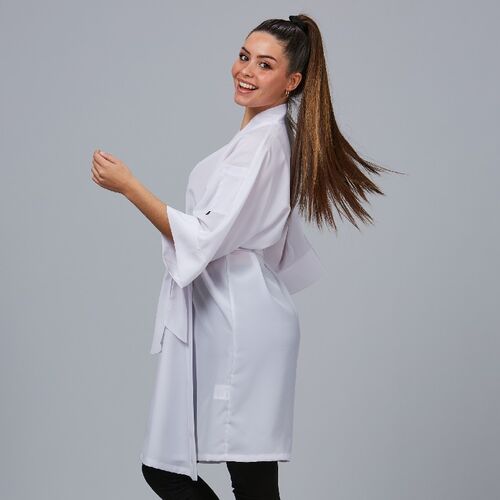 Batín unisex Mod. CANNA (101) Blanco Talla M