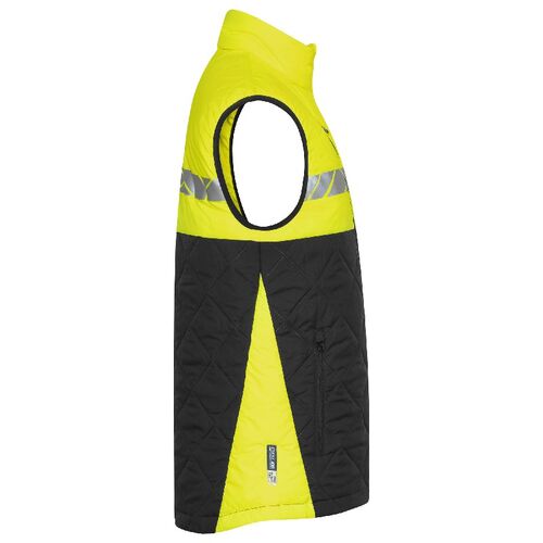Chaleco Mod. PROGRESION (9910) Negro/Amarillo Talla XS