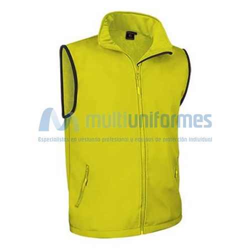 Chaleco infantil Softh-Shell Amarillo Fluor Talla 3