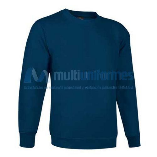 Sudadera infantil cuello redondo 50% alg. / 50% pol. 295 grs. Azul Marino Talla 10/12