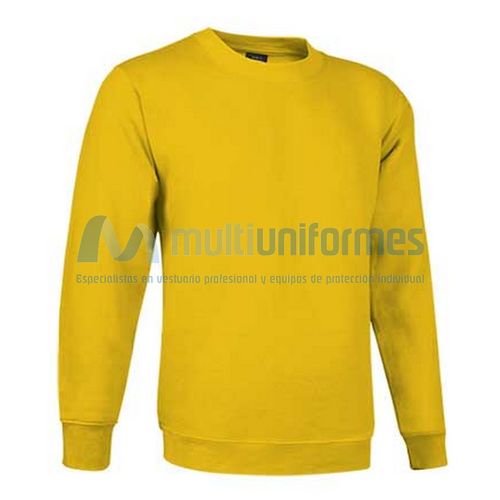 Sudadera cuello redondo 50% alg. / 50% pol. 295 grs. Girasol Talla S