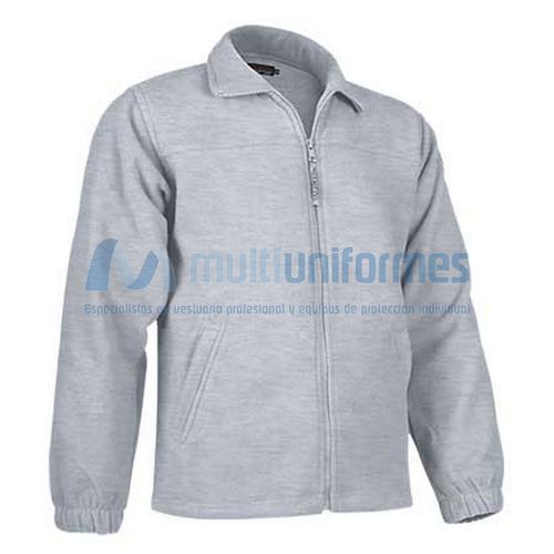 Chaqueta polar infantil con cremallera 300 grs. Gris Vigor Talla 4/5