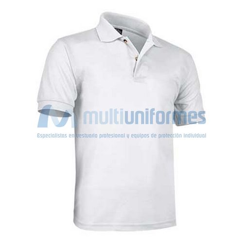 Polo de manga corta infantil Blanco Talla 10/12