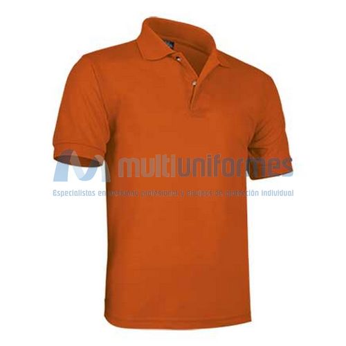 Polo de manga corta infantil Naranja Talla 2