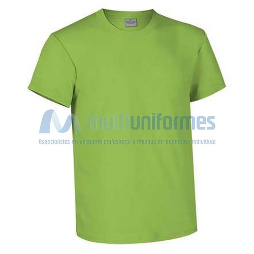 Camiseta infantil manga corta 160 grs. 100% algodn. Verde Manzana Talla 2
